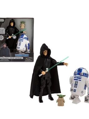Disney Parks Star Wars Power Force Luke Skywalker R2-D2 Grogu Lights And Sounds